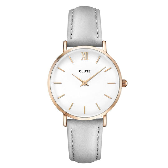 Cluse Women's CL30002 Minuit Grey Leather Watch