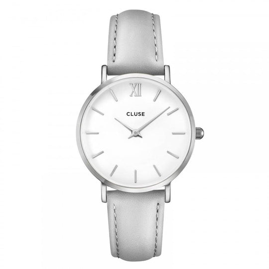 Cluse Women's CL30006 Minuit Grey Leather Watch