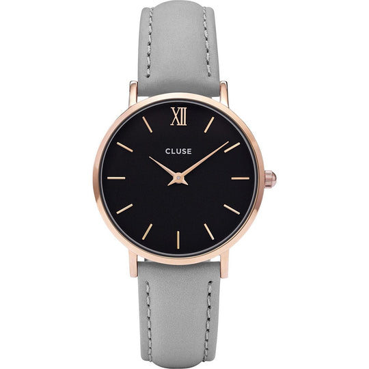 Cluse Women's CL30018 Minuit Grey Leather Watch