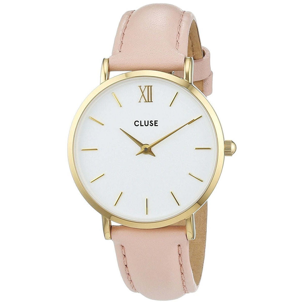 Cluse Women&#39;s CL30020 Minuit Pink Leather Watch