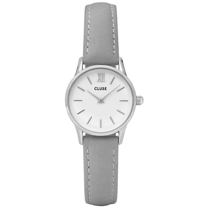 Cluse Women&#39;s CL50013 La Vedette Grey Leather Watch