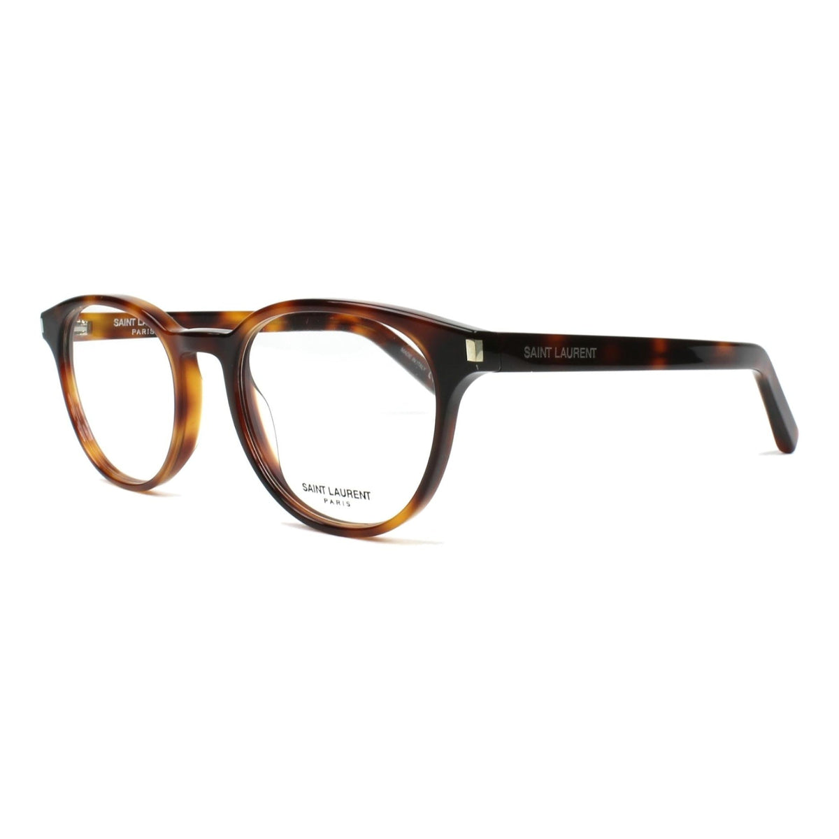 Saint Laurent Unisex Sunglasses Fall Winter 2015 Havana Transparent Demo Lens Demo Lens Light CLASSIC 10 006