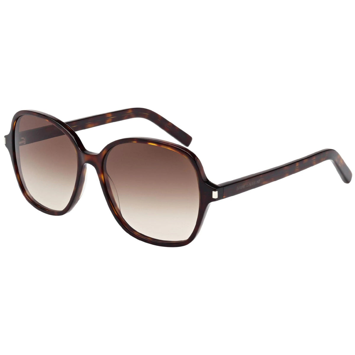 Saint Laurent Women's Sunglasses Fall Winter 2015 Havana Brown CR 39 CR 39 Dark CLASSIC 8 004