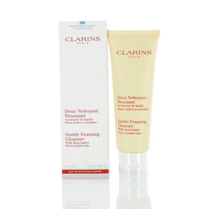 Clarins Gentle Foaming Cleanser With Shea Butter 4.4 Oz Slightly Damaged 124110