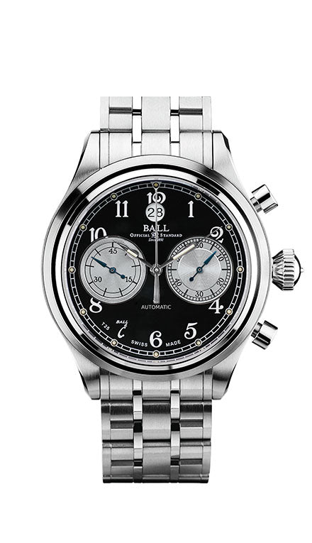 Ball Men's CM1052D-S3J-BK Trainmaster Cannonball Watch
