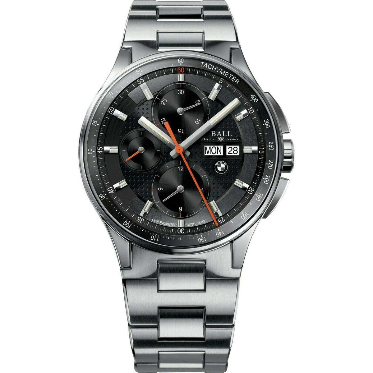 Ball Men&#39;s CM3010C-SCJ-BK BMW Chronograph Stainless Steel Watch