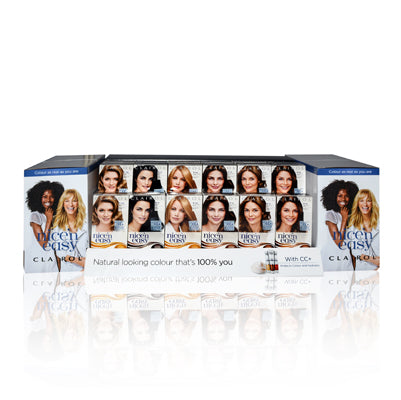 Clairol 18 Pc Nice &#39;N Easy Display Base Jj17 18 Units  