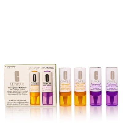 Clinique Fresh Pressed Clinical Daily+Overnight Boosters W  Vitamins C K60N
