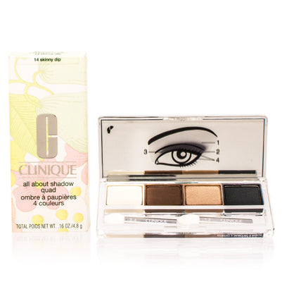 Clinique All About Shadow Quad #12 Skinny Dip .16 Oz 7PWL14