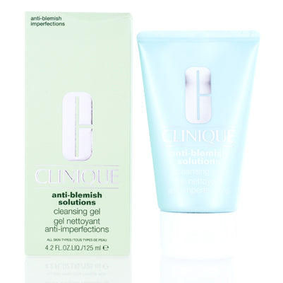 Clinique Acne Solution Cleansing Gel Box Sl Damaged 4.2 Oz (125 Ml) Z6G8
