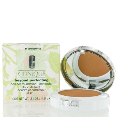 Clinique Beyond Perfecting Powder Foundation+Concealer 14 Vanilla 0.51 Oz(15Ml) ZGH6-14