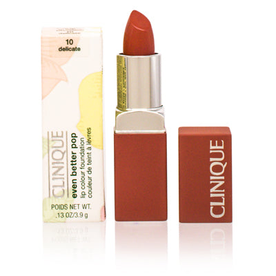 Clinique Even Better Pop Lipstick 10 Delicate 0.13 Oz (3.9 Ml) KL3P10