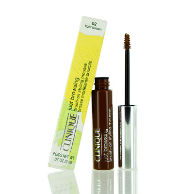 Clinique Just Browsing Light Brown Brush-On Styling  Mousse 0.07 Oz (0.022) ZGH5