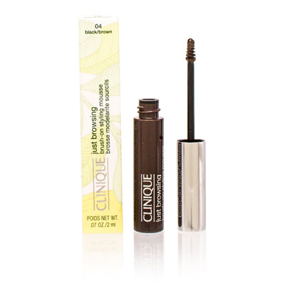 Clinique Just Browsing Brush-On Styling Mousse 04 Black Brown 0.07 Oz (0.022) ZGH5040114