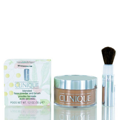 Clinique Blended Face Powder And Brush Transparency 4 1.2 Oz 6362-04