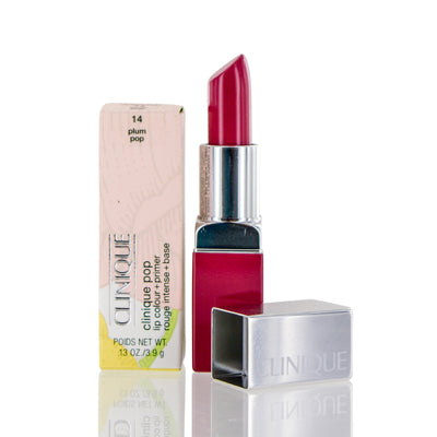 Clinique Pop Lip Colour + Primer 14 Plum Pop 0.13 Oz  ZEK2-14
