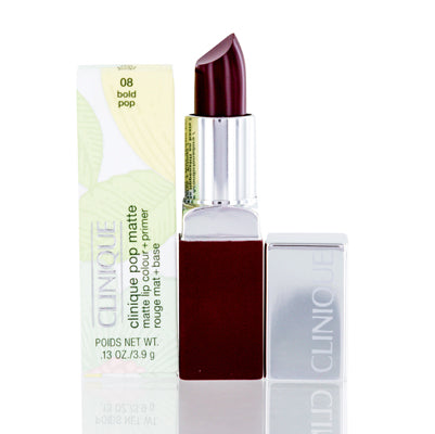 Clinique Pop Matte Bold Pop Lipstick Slightly Damaged 0.13 Oz  ZTPH-08