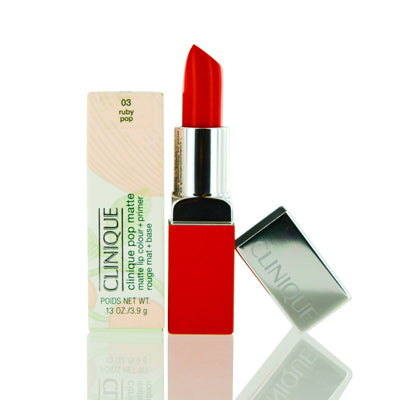 Clinique Pop Matte Lip Color + Primer 03 Ruby Pop  .13 Oz  ZTPH-03