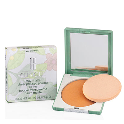 Clinique Stay-Matte Sheer Pressed Powder 11 Stay Brandy .27 Oz 645J-11