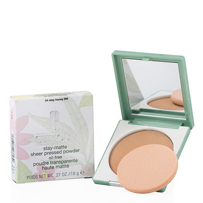 Clinique Stay-Matte Sheer Pressed Powder 04 Stay Honey Sl. Damaged 0.27 Oz () 645J-04