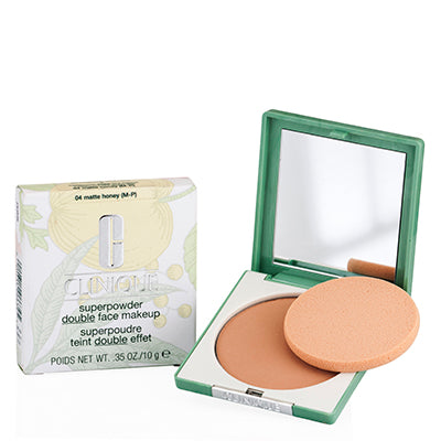Clinique Super Powder Double Face Makeup 04 Matte Honey .35 Oz 647J-04