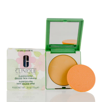 Clinique Super Powder Double Face Makeup 07 Matte Neutral .35 Oz 647J-07