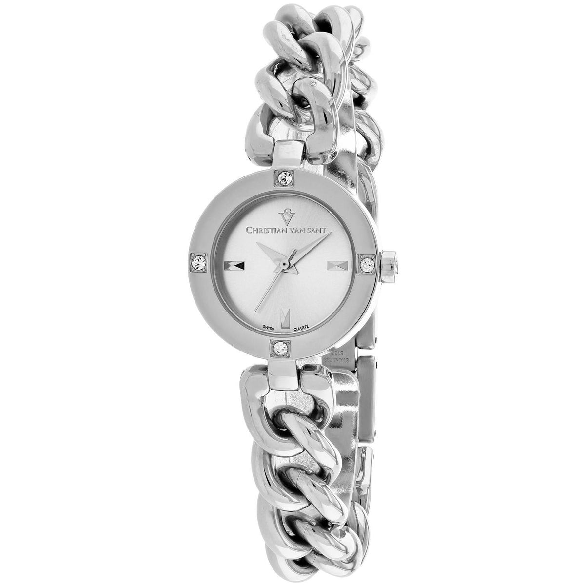 Christian Van Sant Women&#39;s CV0210 Sultry Stainless Steel Watch