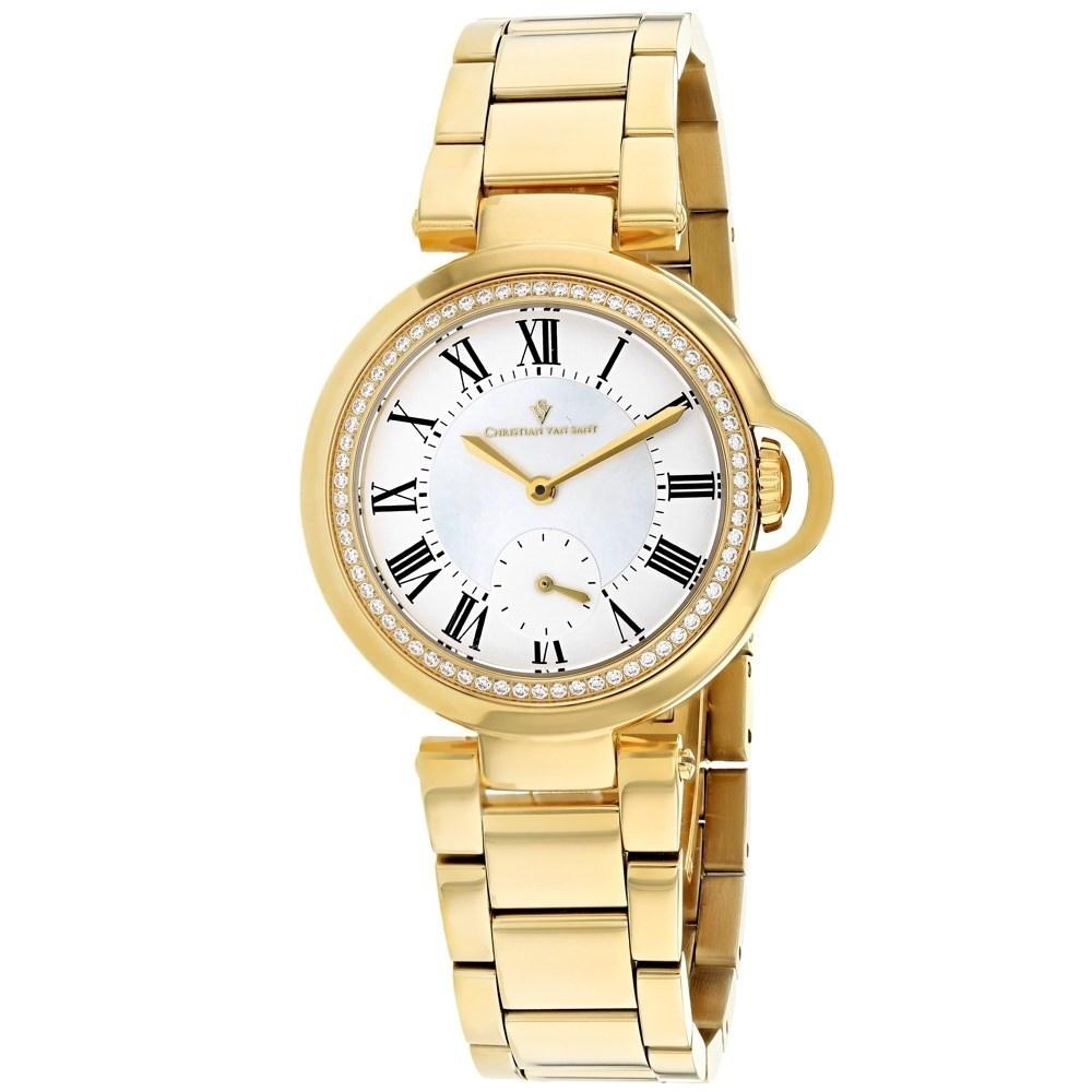 Christian Van Sant Women's CV0231 Cybele Gold-Tone Stainless Steel Watch
