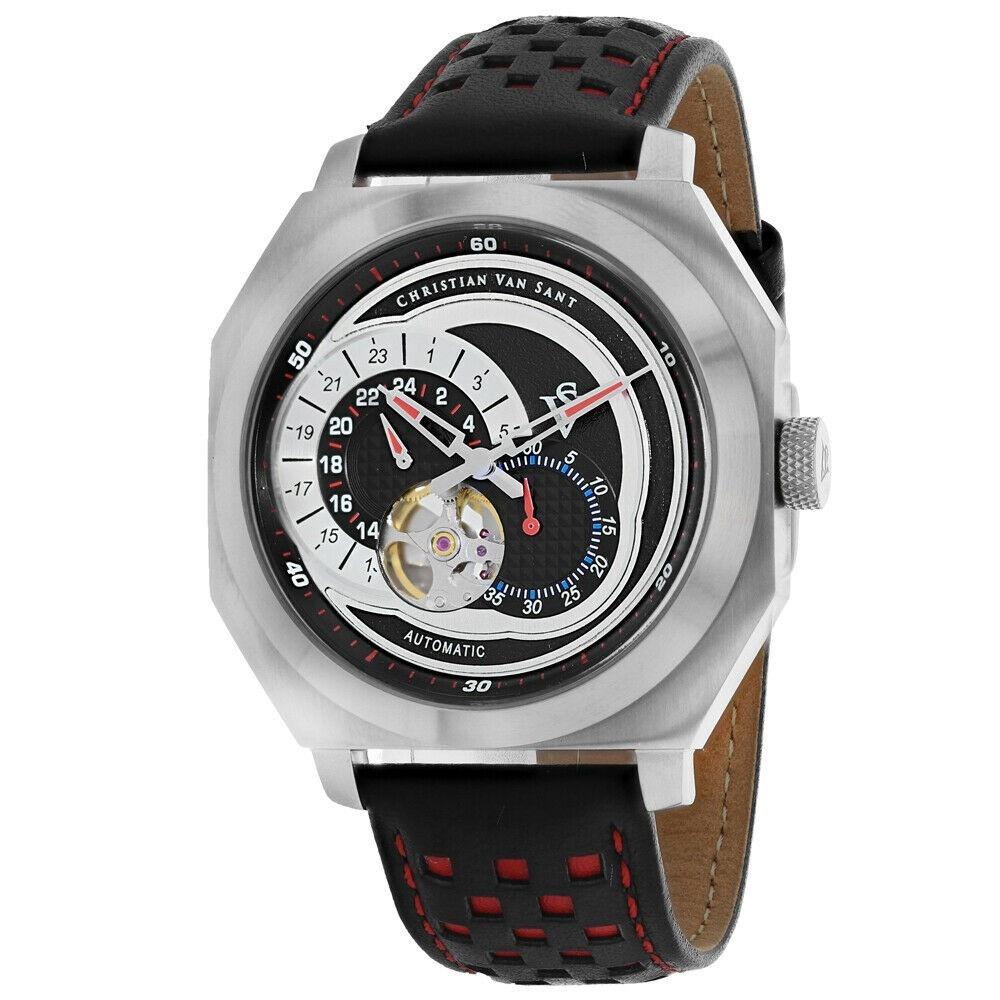 Christian Van Sant Men's CV0560 Machina Chronograph Two-Tone Leather Watch