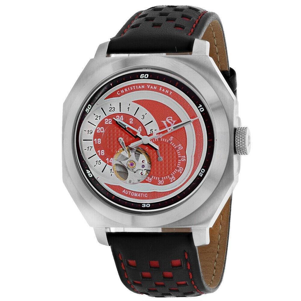 Christian Van Sant Men's CV0561 Machina Chronograph Two-Tone Leather Watch