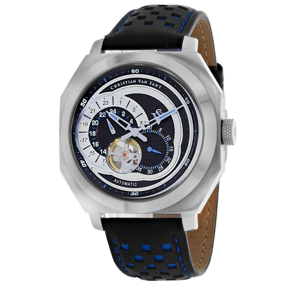 Christian Van Sant Men's CV0562 Machina Chronograph Two-Tone Leather Watch