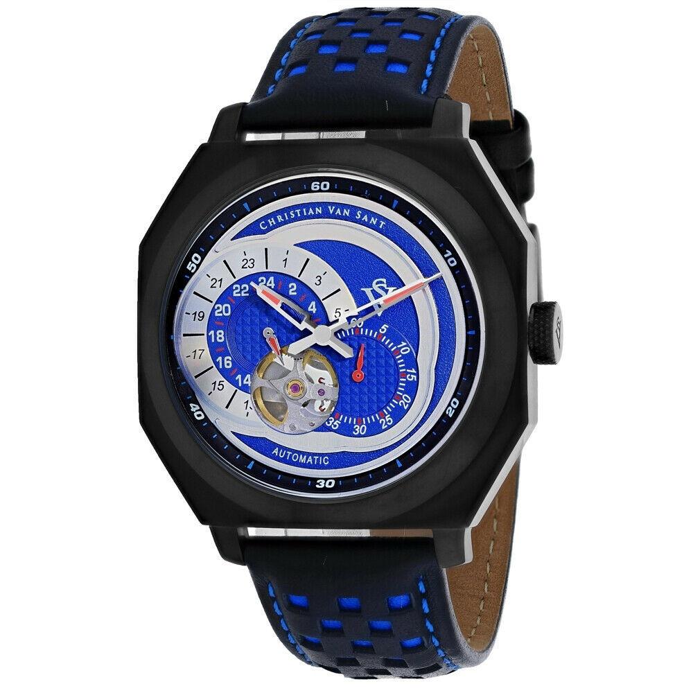 Christian Van Sant Men's CV0563 Machina Chronograph Two-Tone Leather Watch