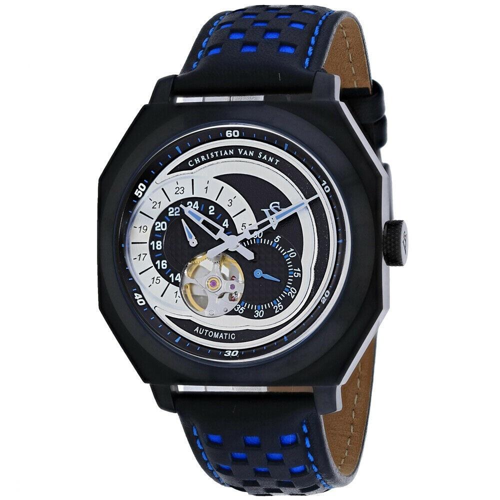 Christian Van Sant Men's CV0564 Machina Chronograph Two-Tone Leather Watch