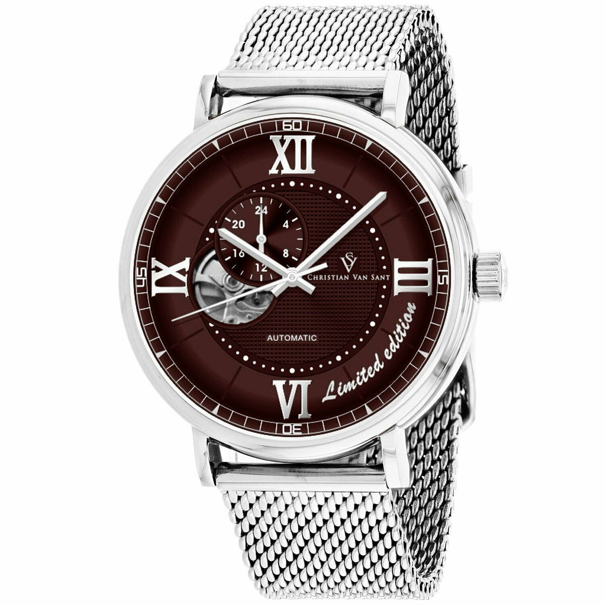 Christian Van Sant Men&#39;s CV1143 Somptueuse Stainless Steel Watch