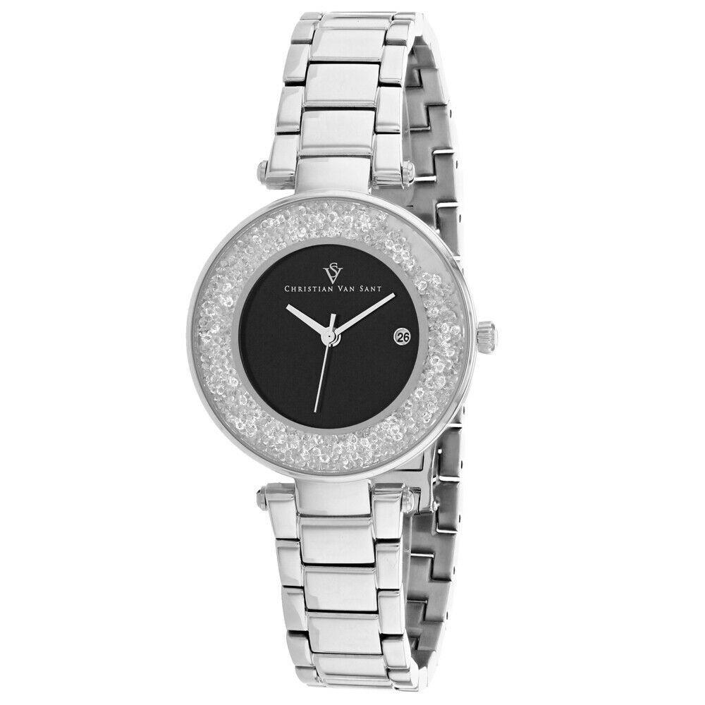 Christian Van Sant Women's CV1211 Dazzle  Stainless Steel Watch