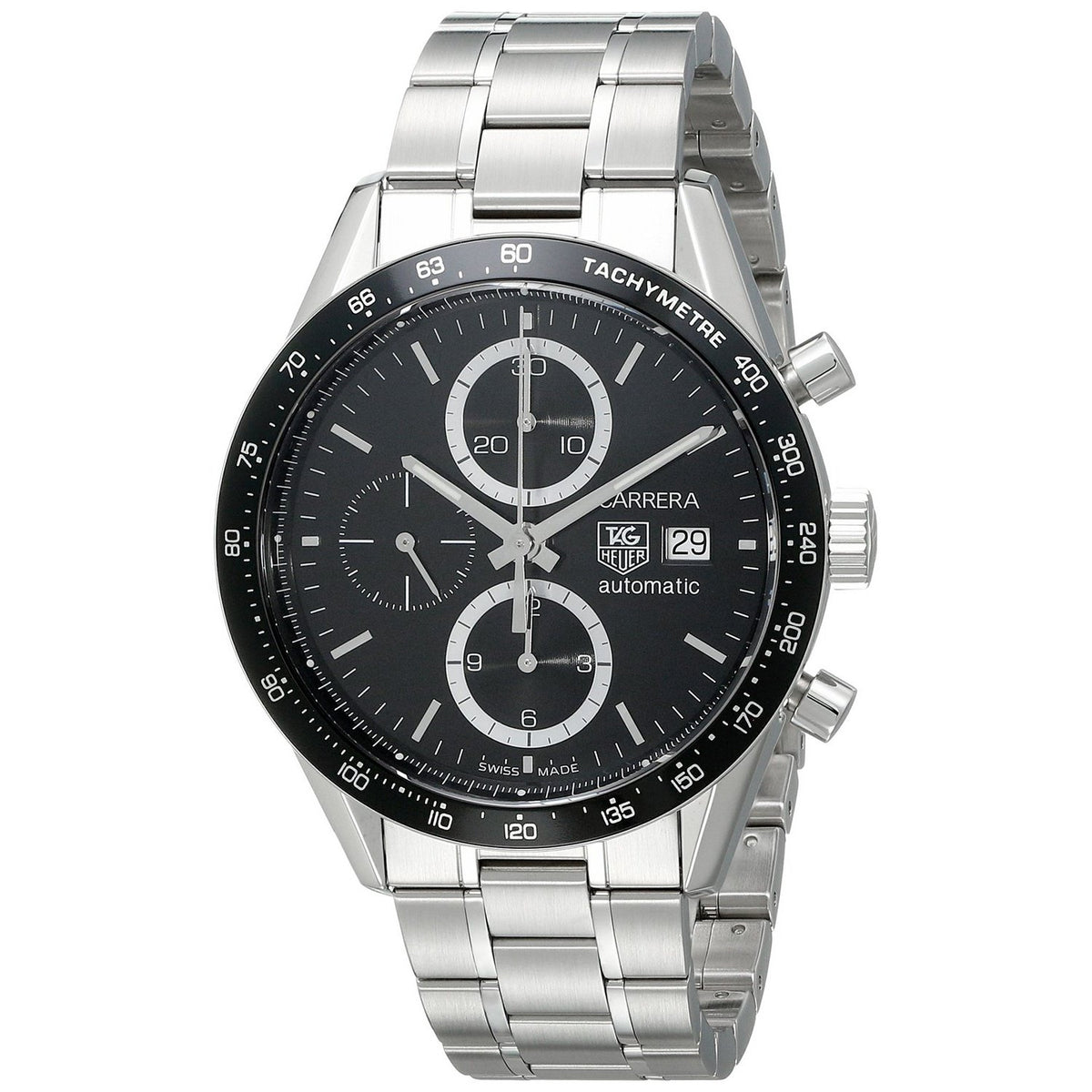 Tag Heuer Men&#39;s CV2010.BA0786 Carrera Chronograph Stainless Steel Watch