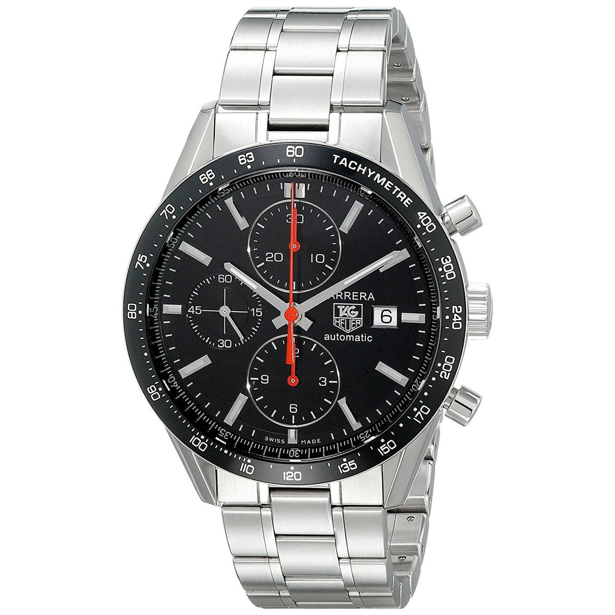 Tag Heuer Men&#39;s CV2014.BA0794 Carrera Chronograph Automatic Stainless Steel Watch