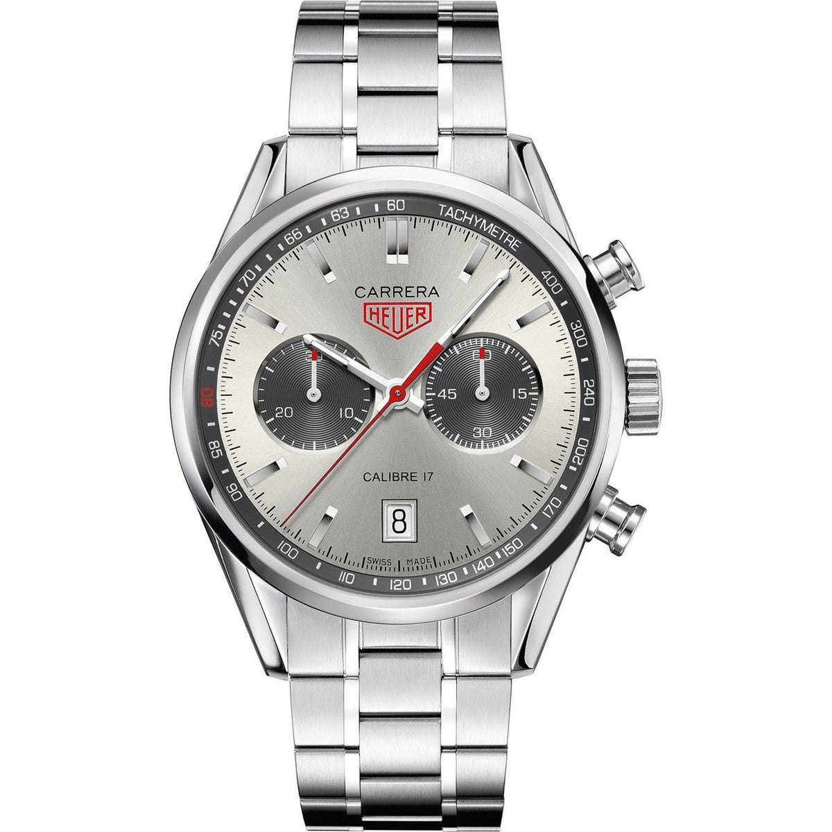 Tag Heuer Men&#39;s CV2119.BA0722 Carrera Limited Edition Jack Heuer 80th Birthday Chronograph Automatic Stainless Steel Watch