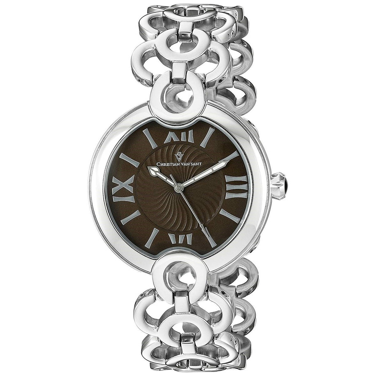 Christian Van Sant Women's CV2813 Twirl Stainless Steel Watch