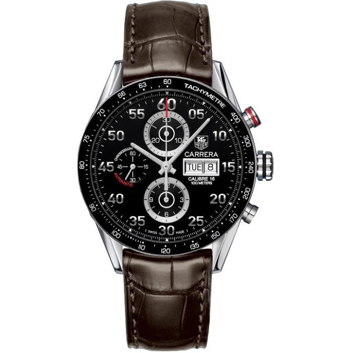 Tag Heuer Men&#39;s CV2A10.FC6236 Carrera Limited Edition Chronograph Automatic Brown Leather Watch