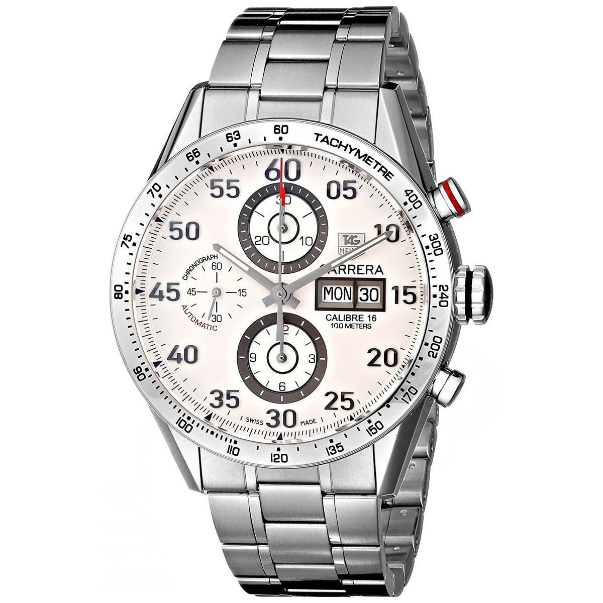 Tag Heuer Men&#39;s CV2A11.BA0796 Carrera Chronograph Automatic Stainless Steel Watch