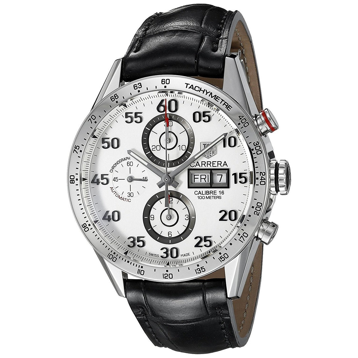 Tag Heuer Men&#39;s CV2A11.FC6235 Carrera Limited Edition Chronograph Automatic Black Leather Watch