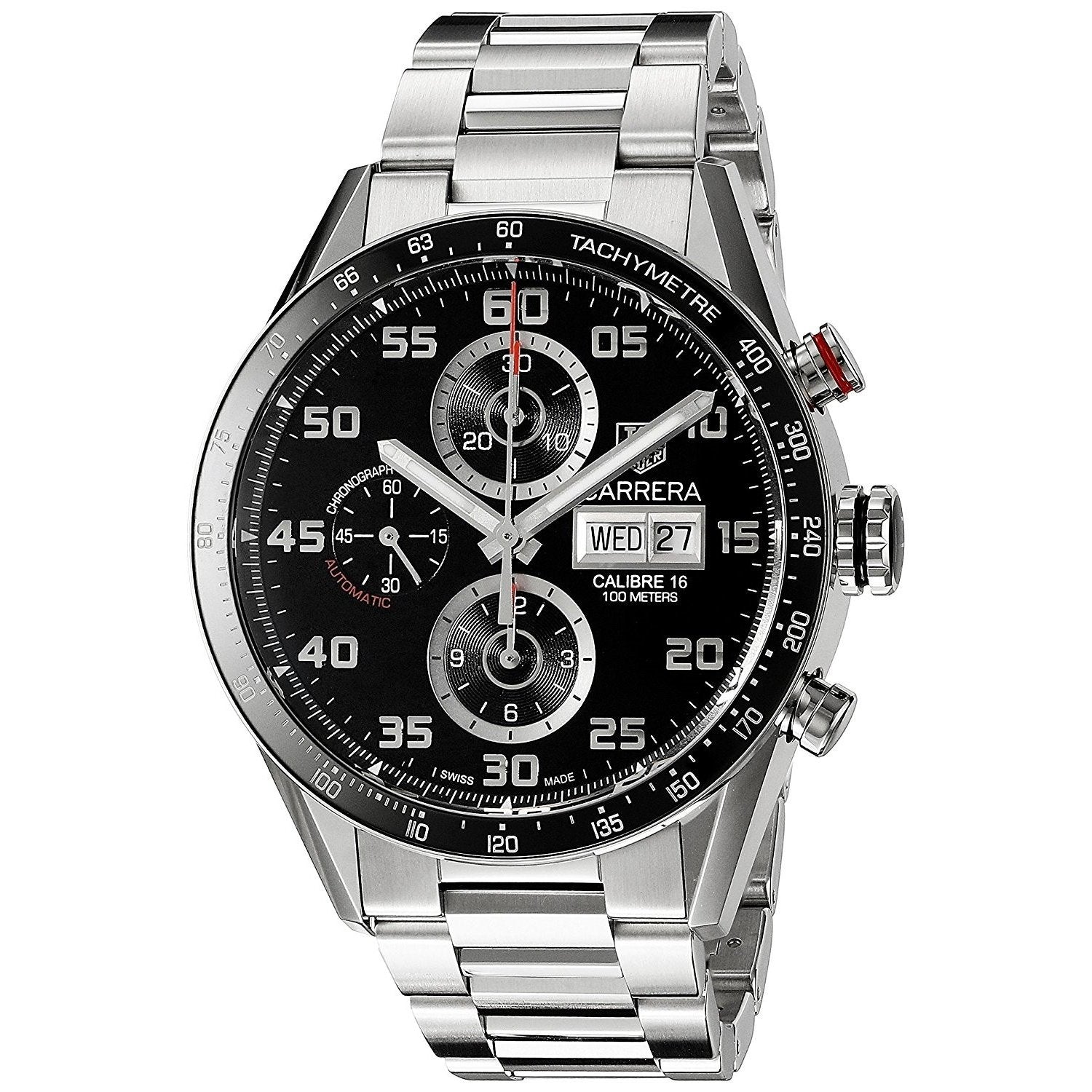 Tag Heuer Men's CV2A1R.BA0799 Carrera Chronograph Automatic Stainless ...