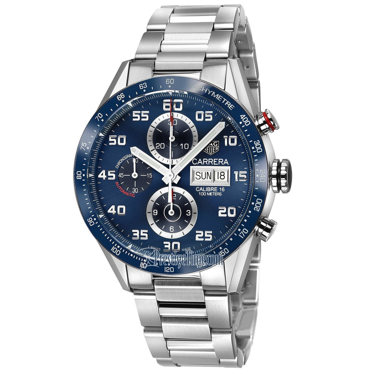Tag Heuer Men&#39;s CV2A1V.BA0738 Carrera Chronograph Stainless Steel Watch