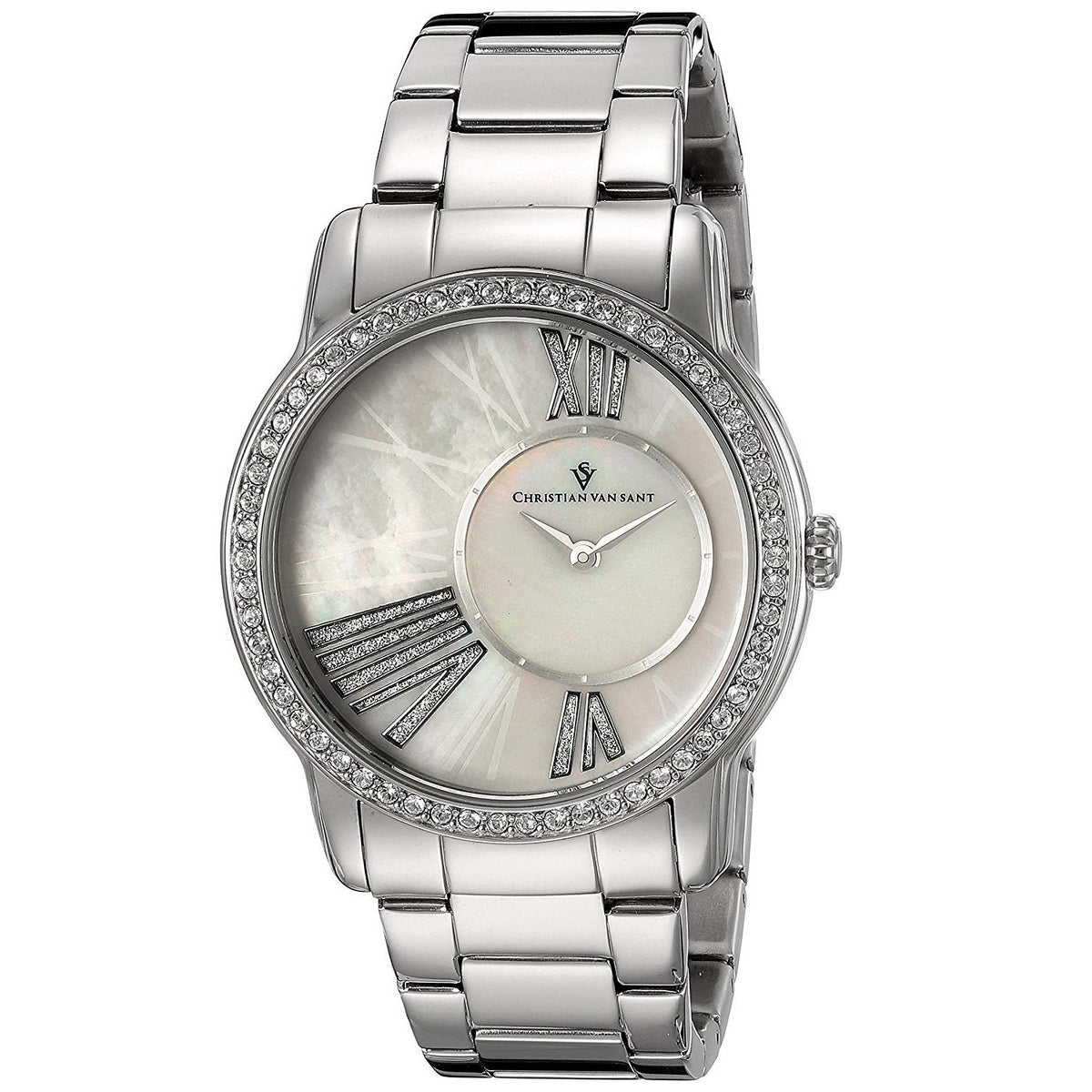 Christian Van Sant Women's CV3610 Exquisite Stainless Steel Watch