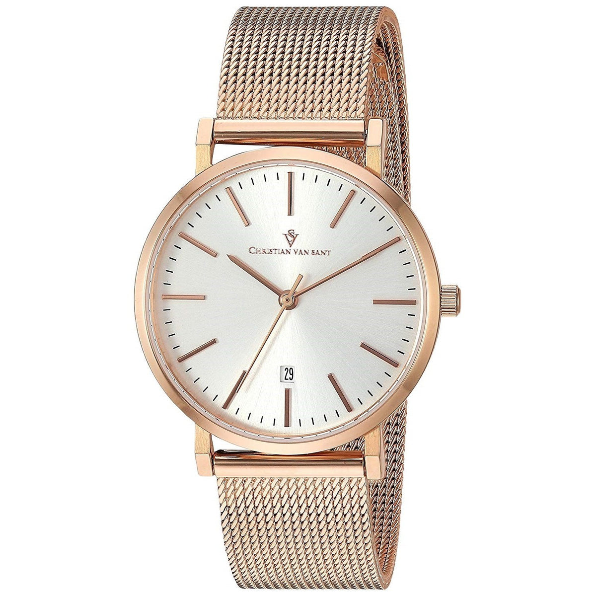 Christian Van Sant Women's CV4222 Paradigm Rose Gold-Tone Stainless Steel Watch