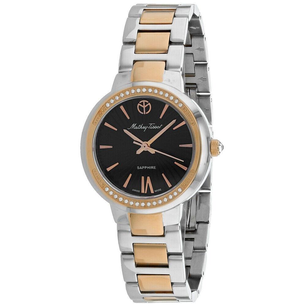 Mathey-Tissot Women&#39;s D3082RN Lucrezia Two-Tone Stainless Steel Watch