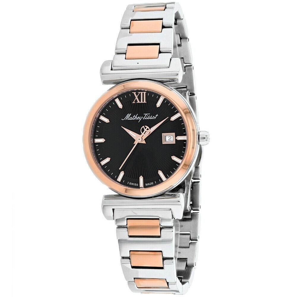 Mathey-Tissot Women&#39;s D410BN Elegance Two-Tone Stainless Steel Watch