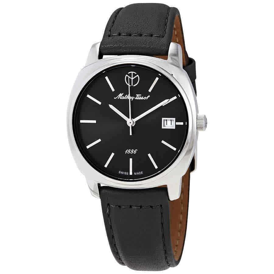 Mathey-Tissot Women&#39;s D6940AS Smart Grey Leather Watch
