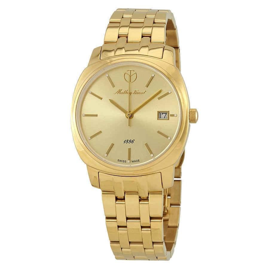 Mathey-Tissot Women&#39;s D6940MPDI Smart Gold-Tone Stainless Steel Watch